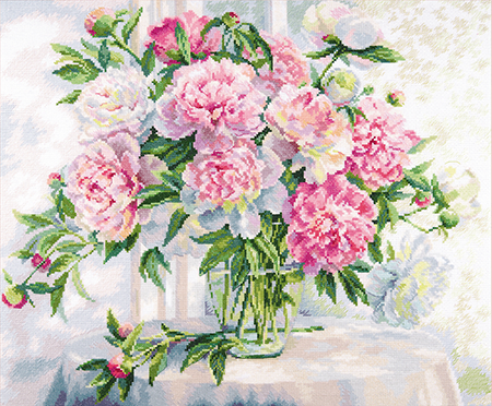 2-51 Peonies by the window